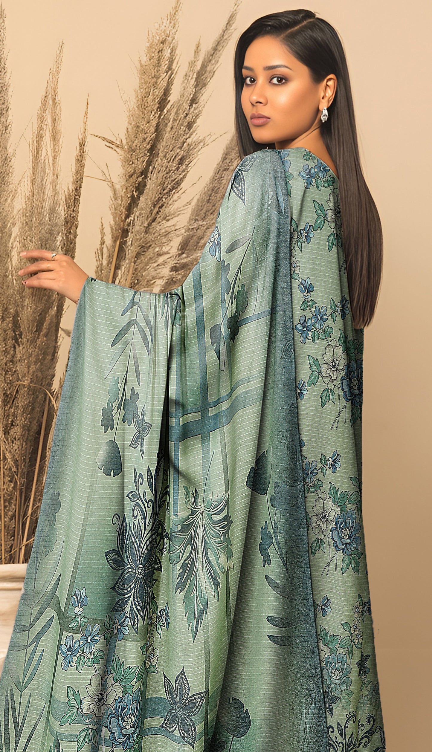 Dhanak Bana Dora 3 Piece Executive Quality Digital Print with Heavy Embriodery