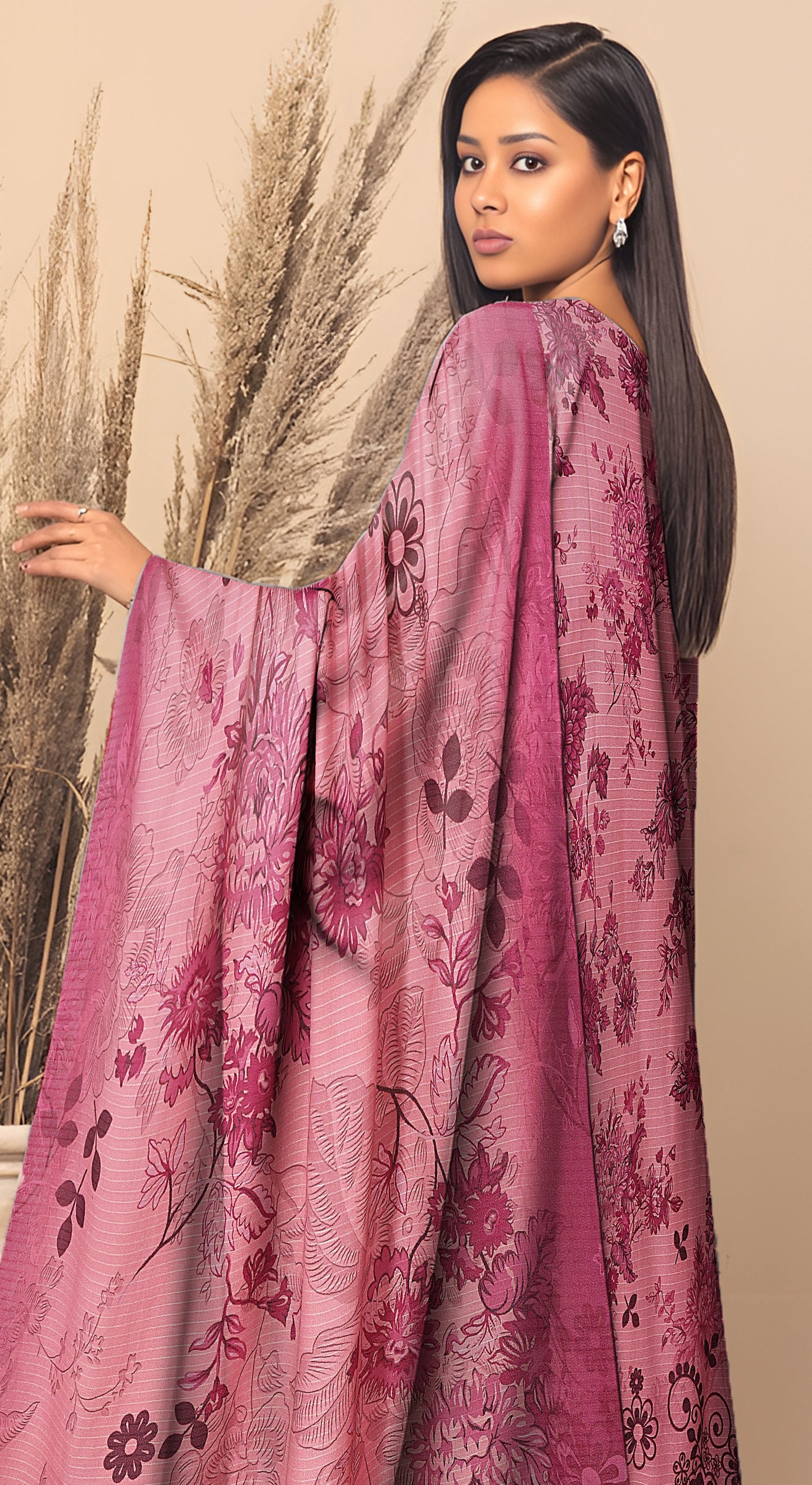 Dhanak Bana Dora 3 Piece Executive Quality Digital Print with Heavy Embriodery