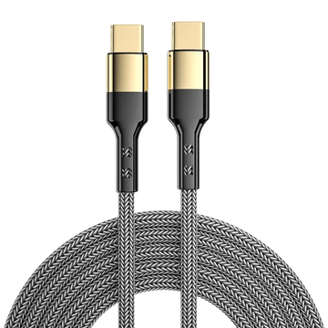 Gold Platted C Type To C Type Fast Charging Cable
