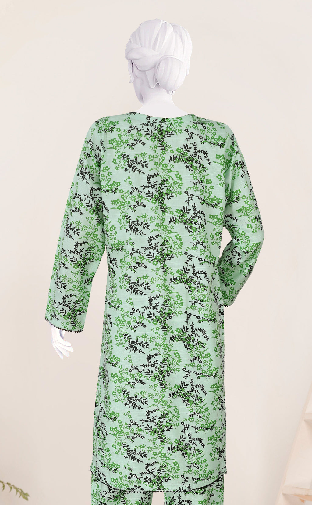 Khaddar 2 Piece Printed All Over Matching Separate