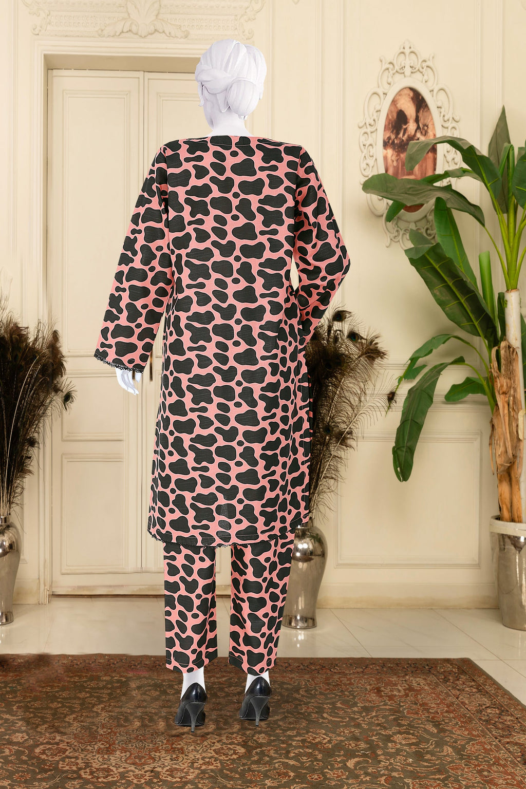 Khaddar 2 Piece Printed All Over Matching Separate