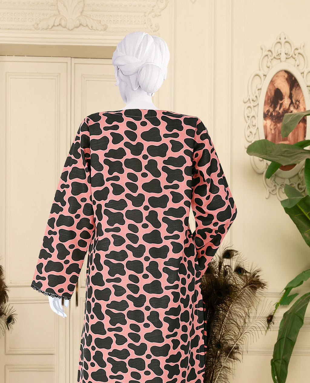 Khaddar 2 Piece Printed All Over Matching Separate