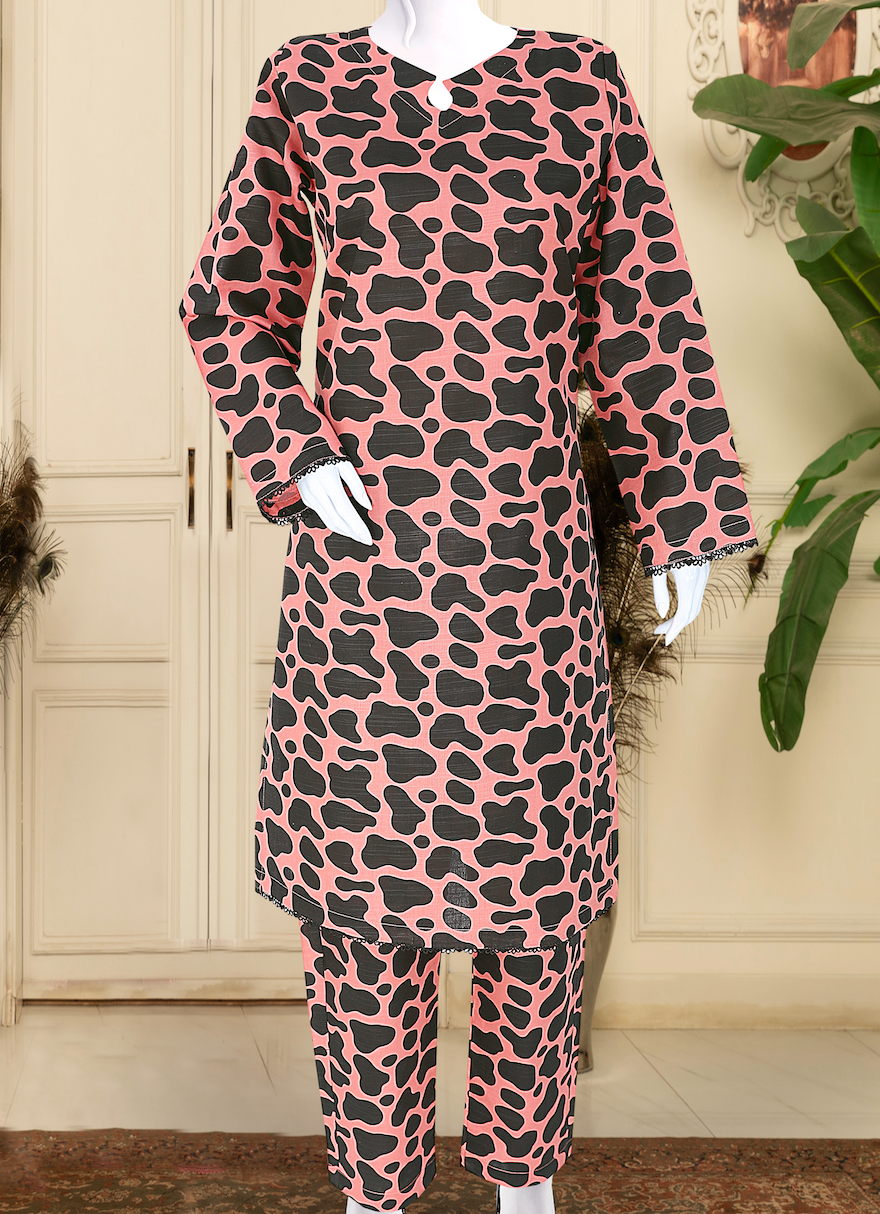 Khaddar 2 Piece Printed All Over Matching Separate