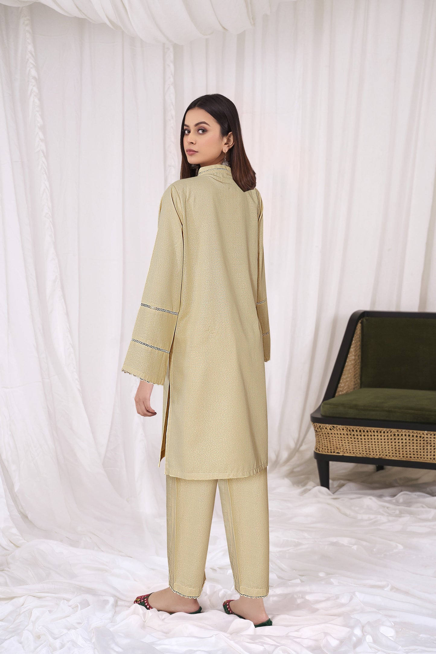 Soft Krandi 2 Piece Executive Quality Plain Co-Ord Set