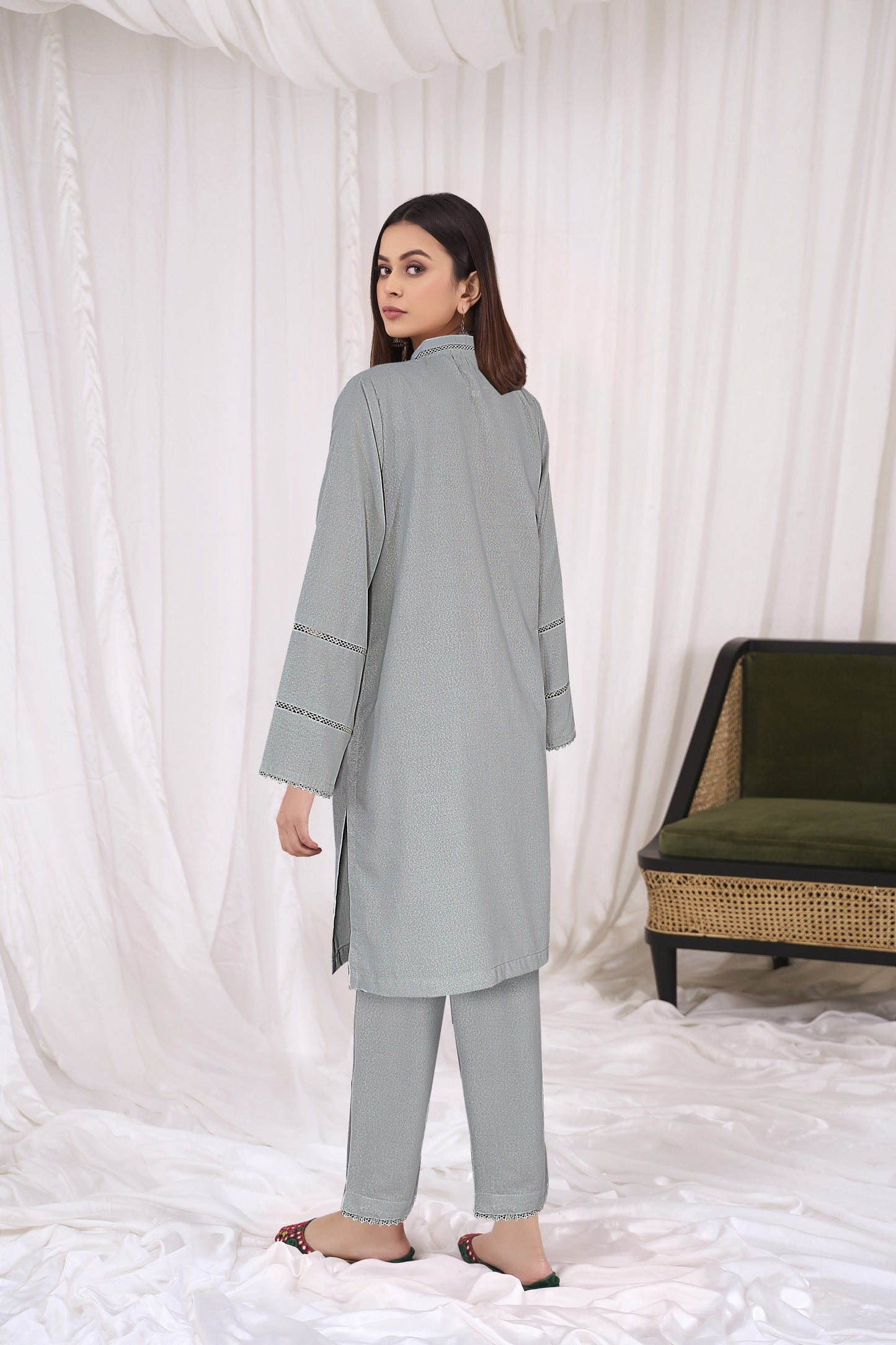 Soft Krandi 2 Piece Executive Quality Plain Co-Ord Set