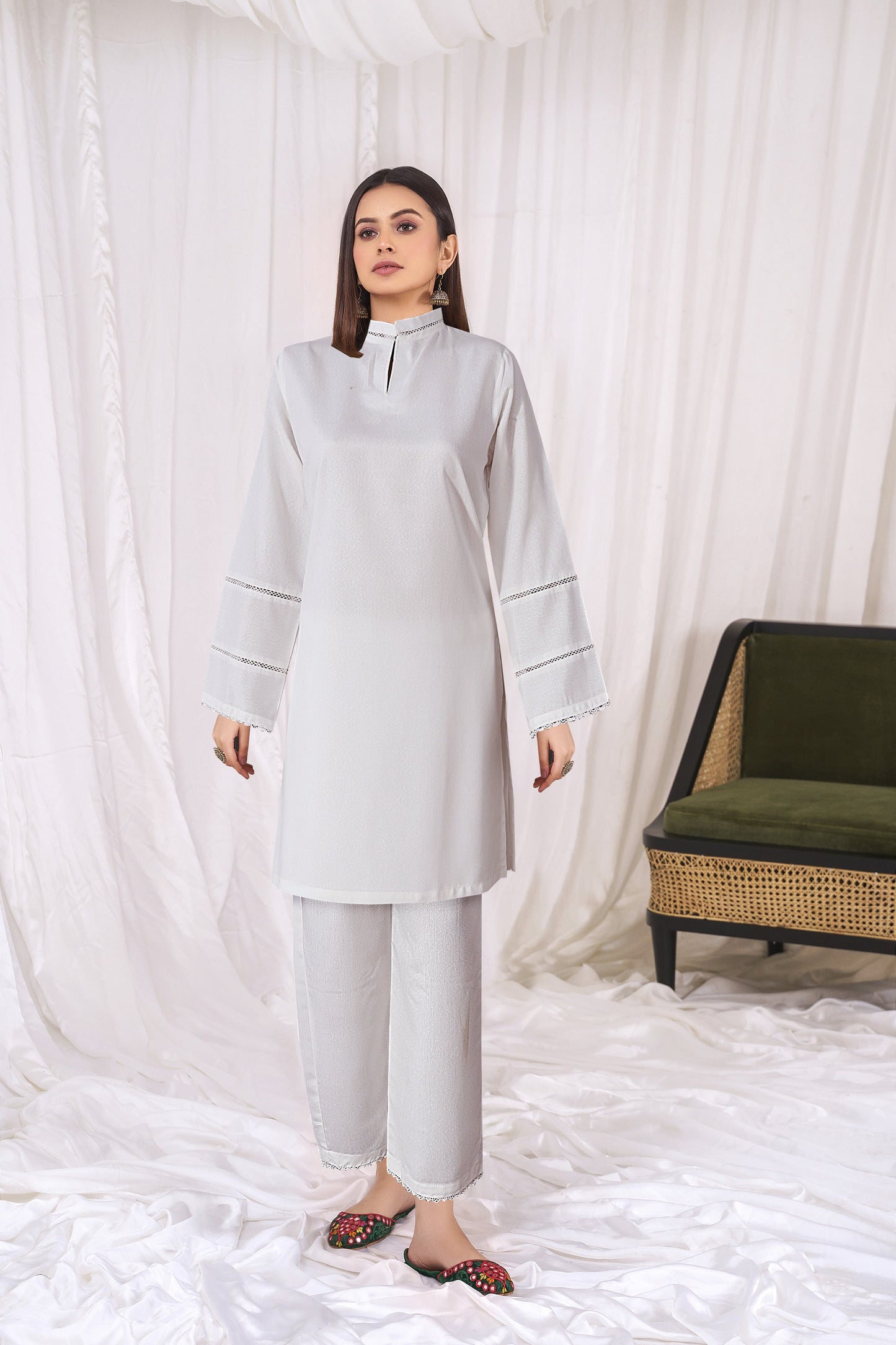 Soft Krandi 2 Piece Executive Quality Plain Co-Ord Set