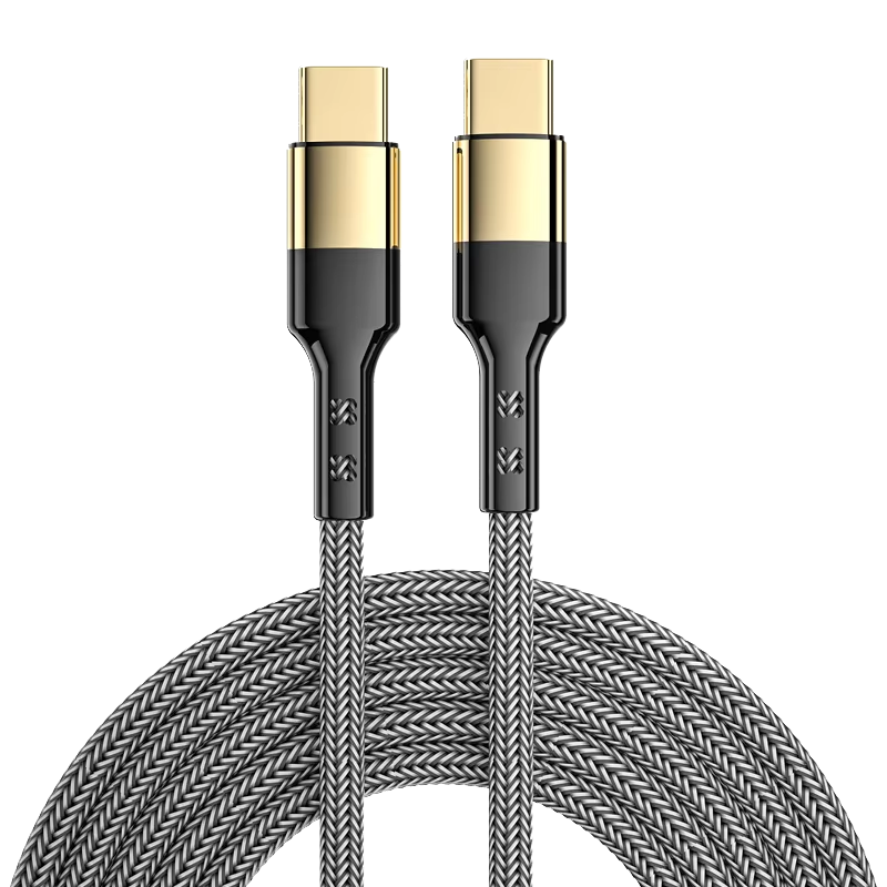 Gold Platted C Type To C Type Fast Charging Cable